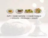 Zupy, dania główne, gorące, dodatki, przekąski i desery. Dowiedz się, ile kosztuje catering na komunie, by zaplanować wyjątkowe przyjęcie.
