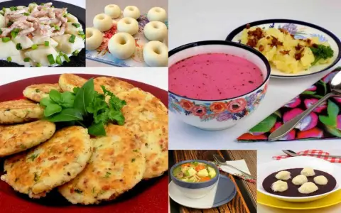 Szukasz inspiracji co dziś na obiad przepisy? Zobacz te pyszne dania: placki ziemniaczane, zupa botwinkowa, kopytka, pierogi i inne.