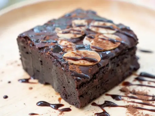 Wilgotne, czekoladowe ciasto z migdałami i polewą, idealne na klasyczne brownie przepis.