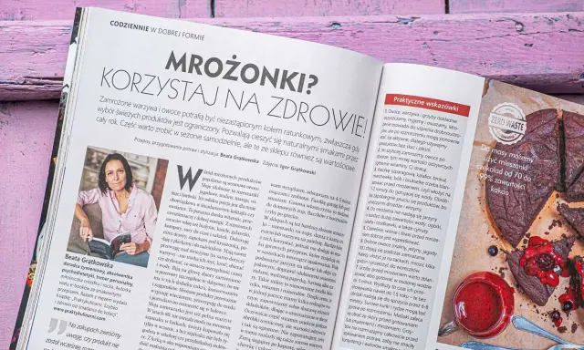 Jakie owoce można mrozić? Artykuł o mrożonych owocach i warzywach, z przepisem na brownie.